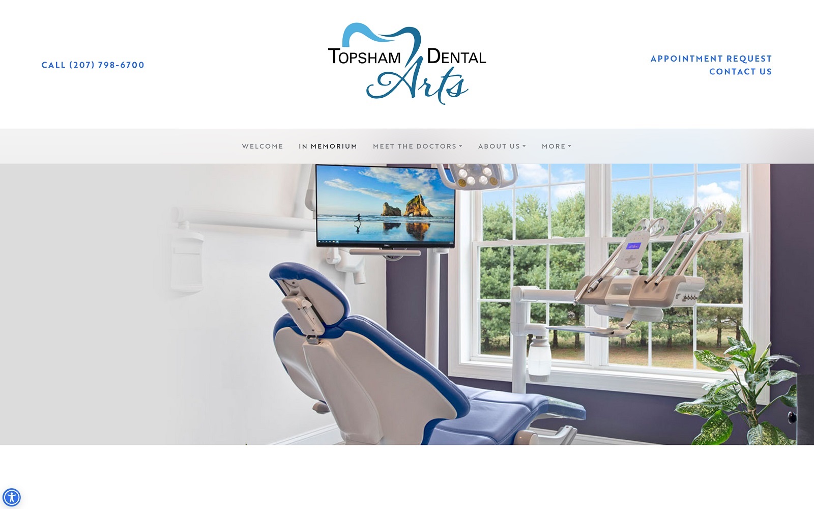 topshamdentalarts.com screenshot