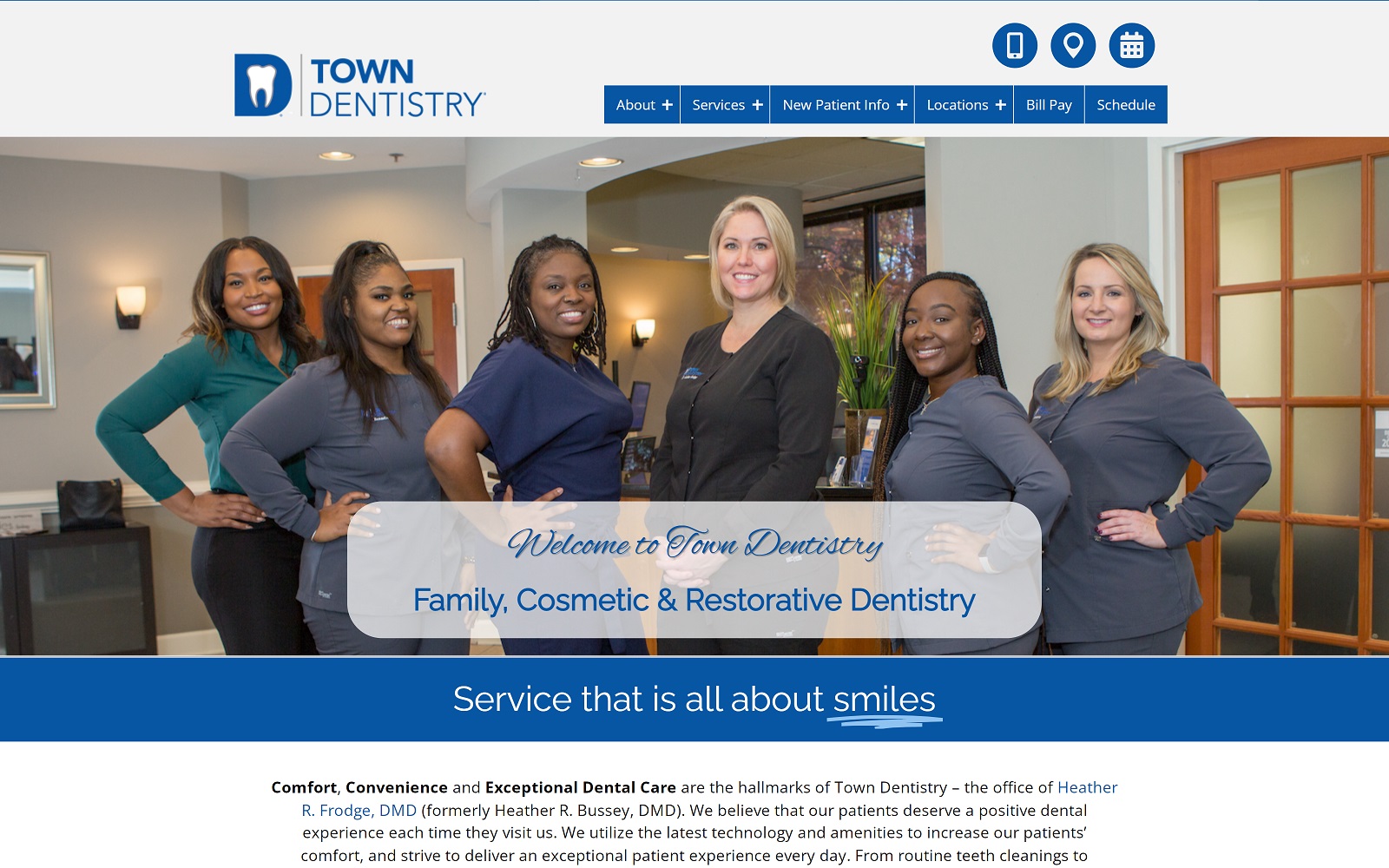 towndentistry.com screenshot