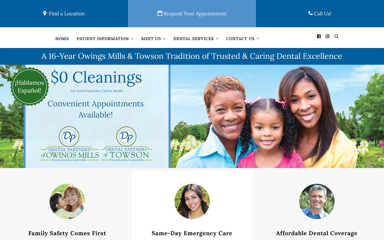 towsondentistry.com screenshot