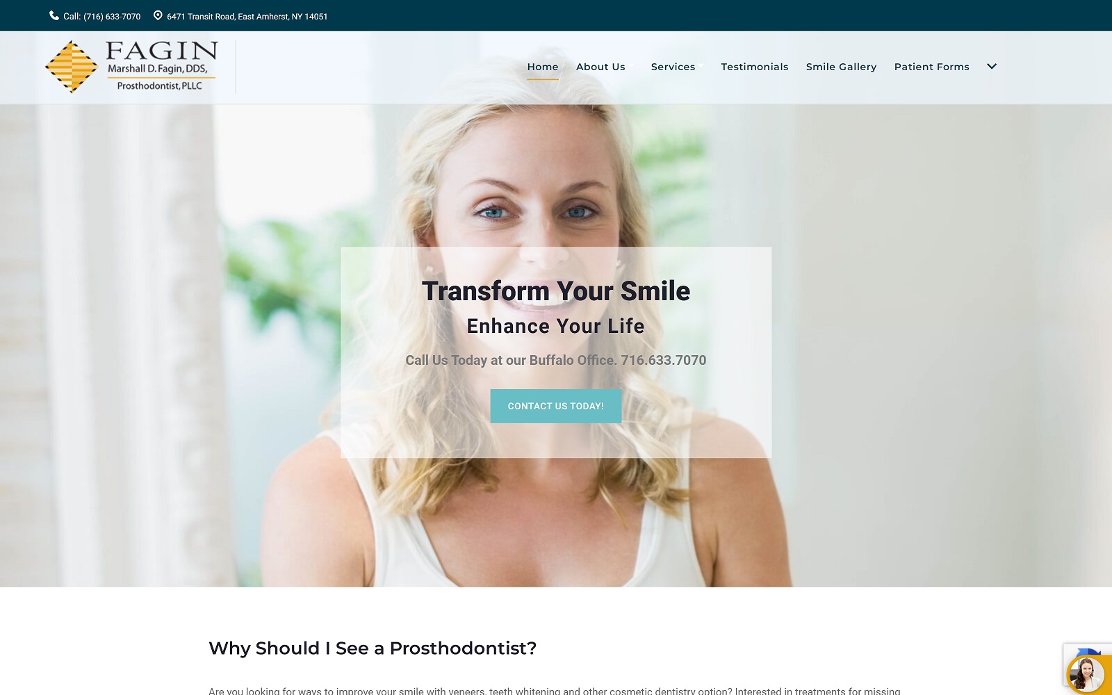 transformyoursmile.com screenshot