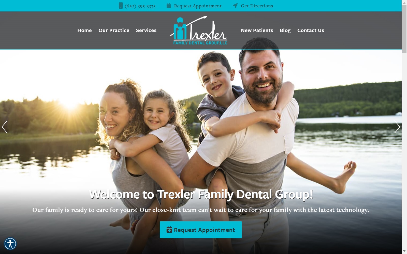 trexlerdental.com screenshot