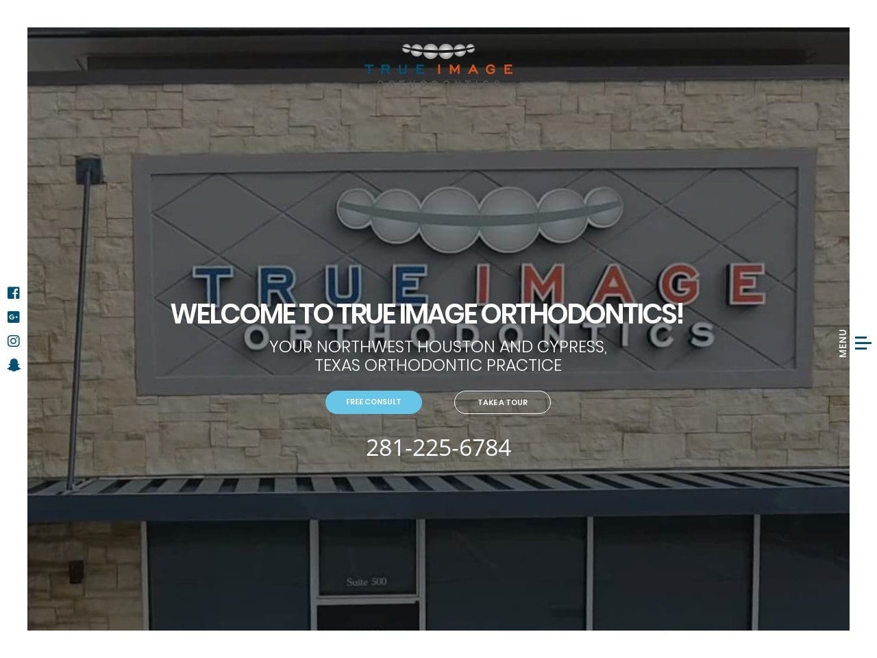 True Image Orthodontics Website Screenshot from trueimageortho.com