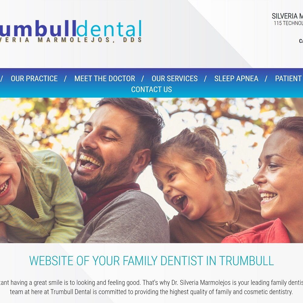 trumbulldental.com screenshot
