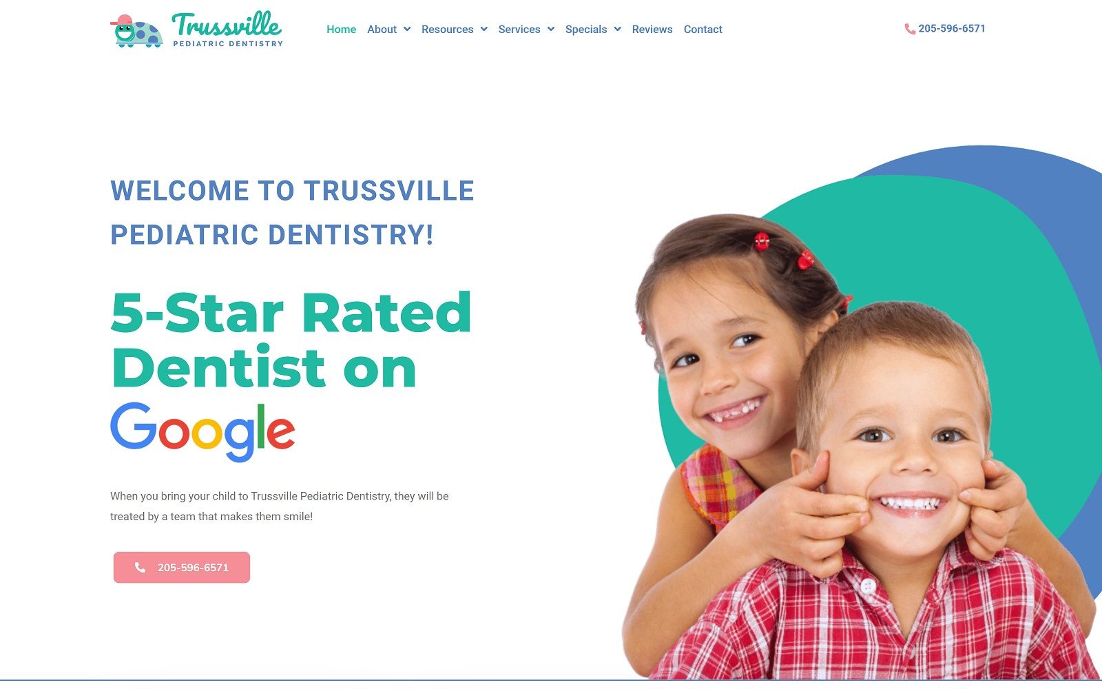 trussvillepediatricdentistry.com screenshot
