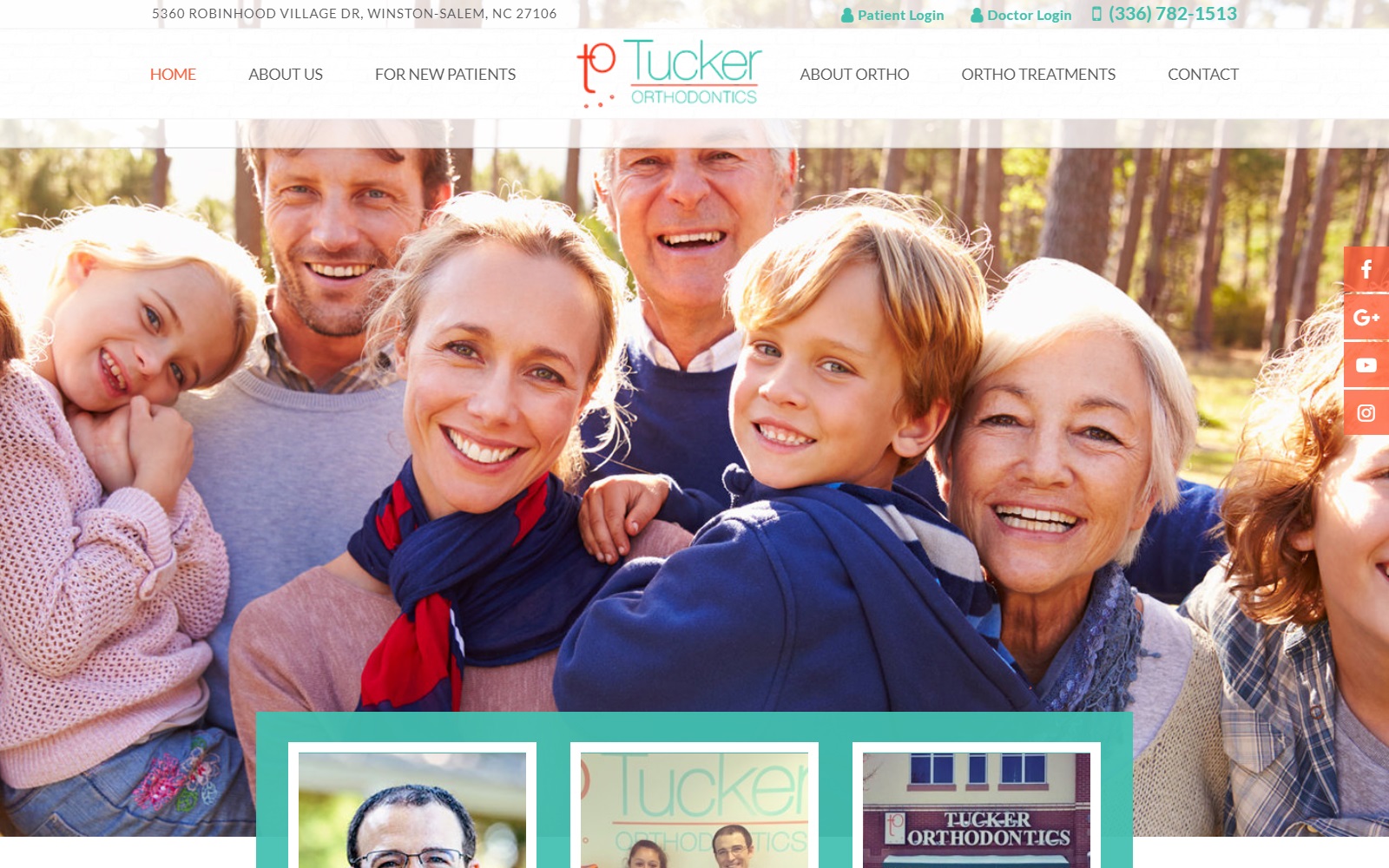 tuckerortho.com screenshot