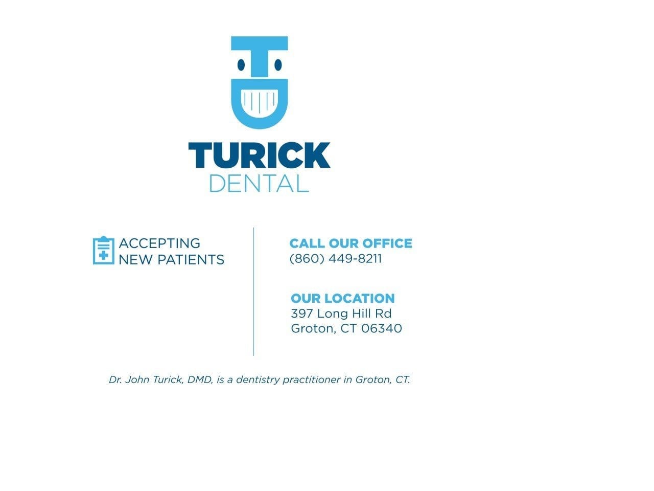 Turick Cosmetic & Family Dentistry Website Screenshot from turickdental.com