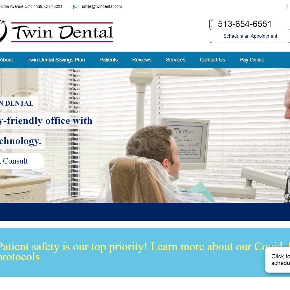 twindental.com screenshot
