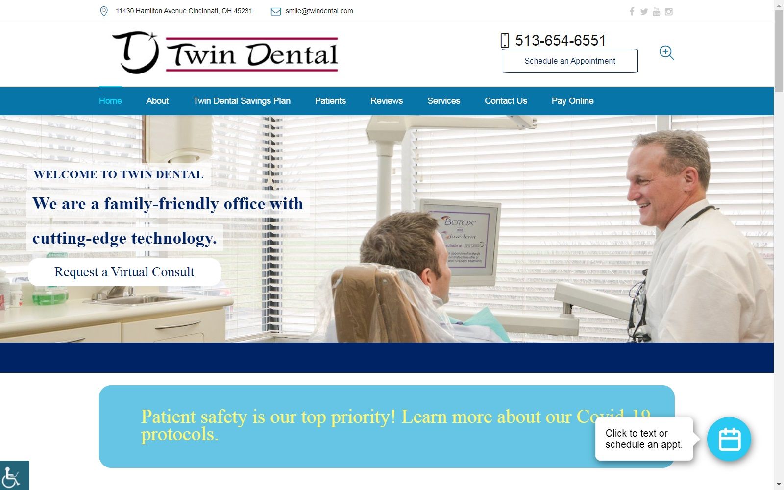 twindental.com screenshot