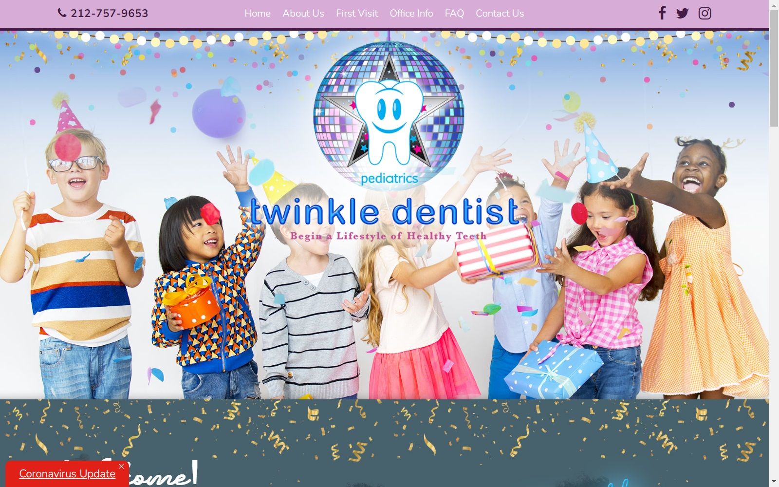 twinkledentist.com screenshot