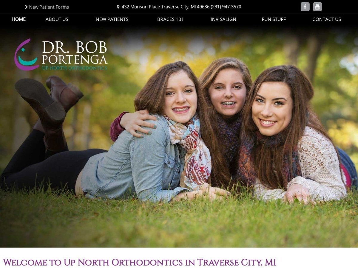 Portenga Robert S DDS Website Screenshot from upnorthorthodontics.com