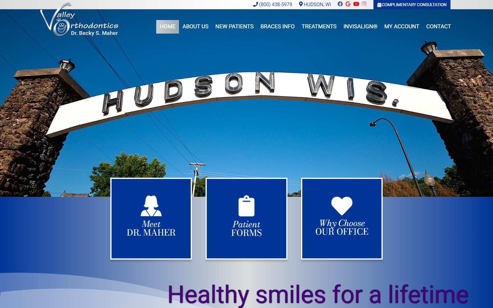 valley-orthodontics.com screenshot