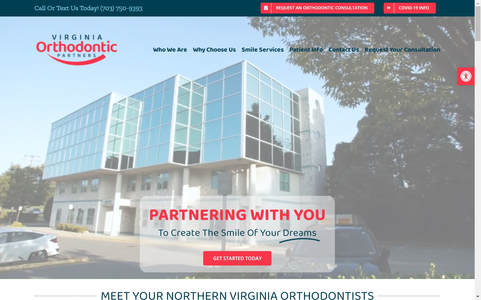 vaorthodonticpartners.com screenshot