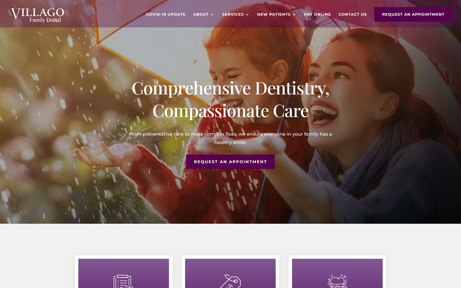 villagofamilydental.com-screenshot