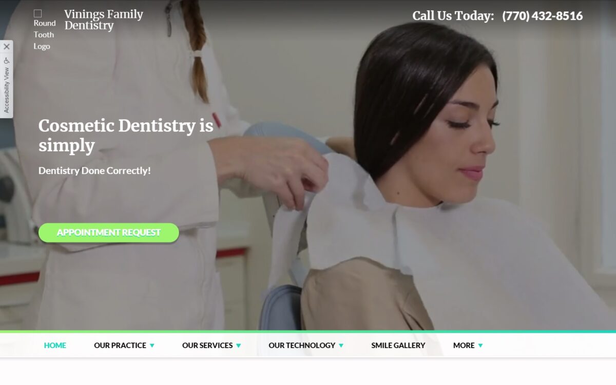 viningsfamilydentistry.com screenshot