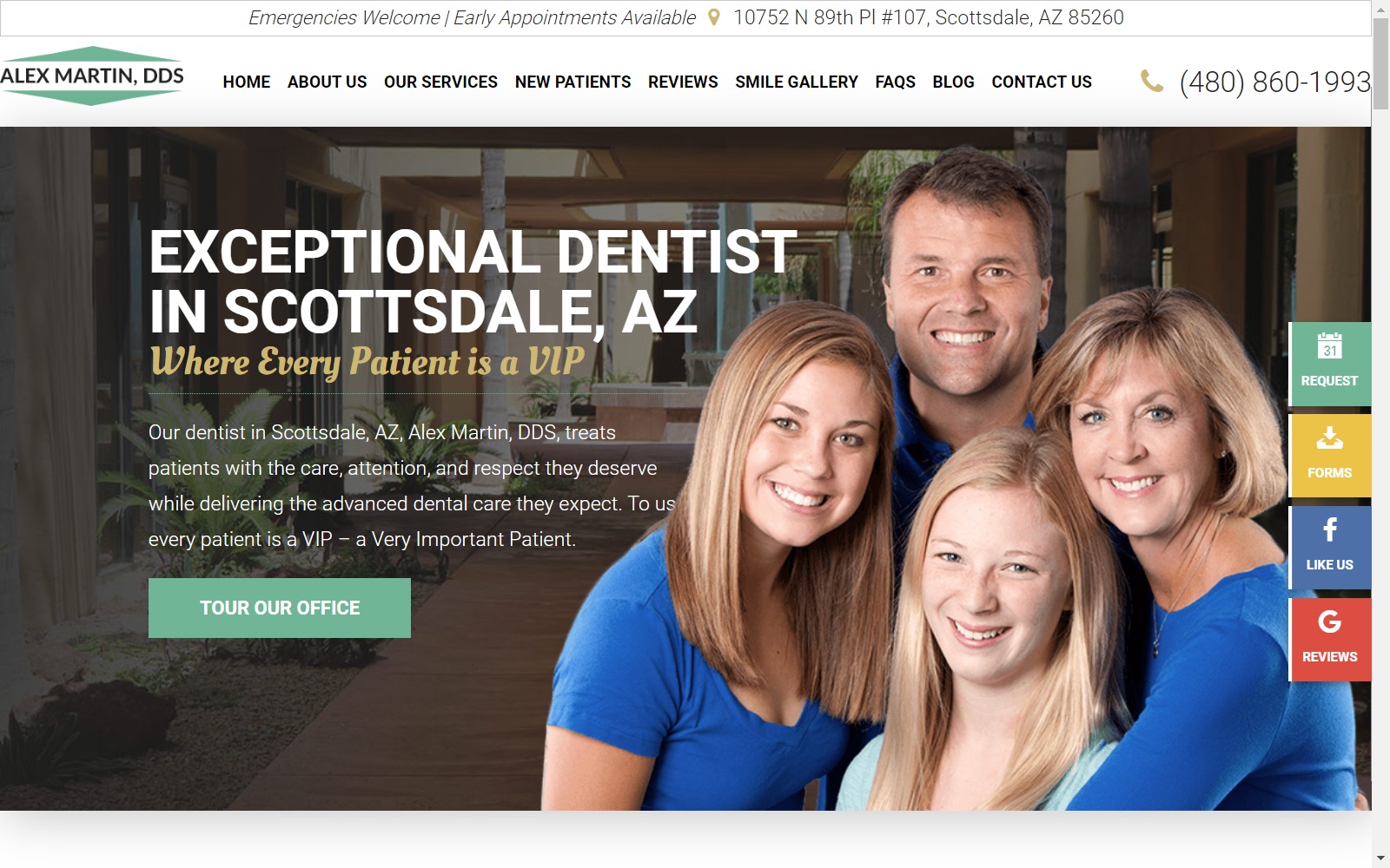 vipdentistry.com screenshot