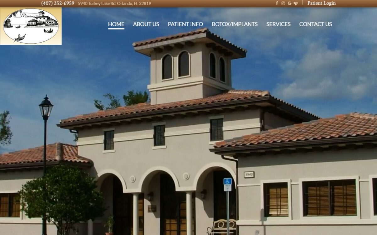 vpdentistry.com screenshot