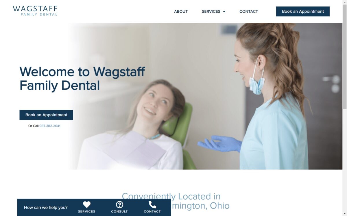 wagstaffdental.com screenshot