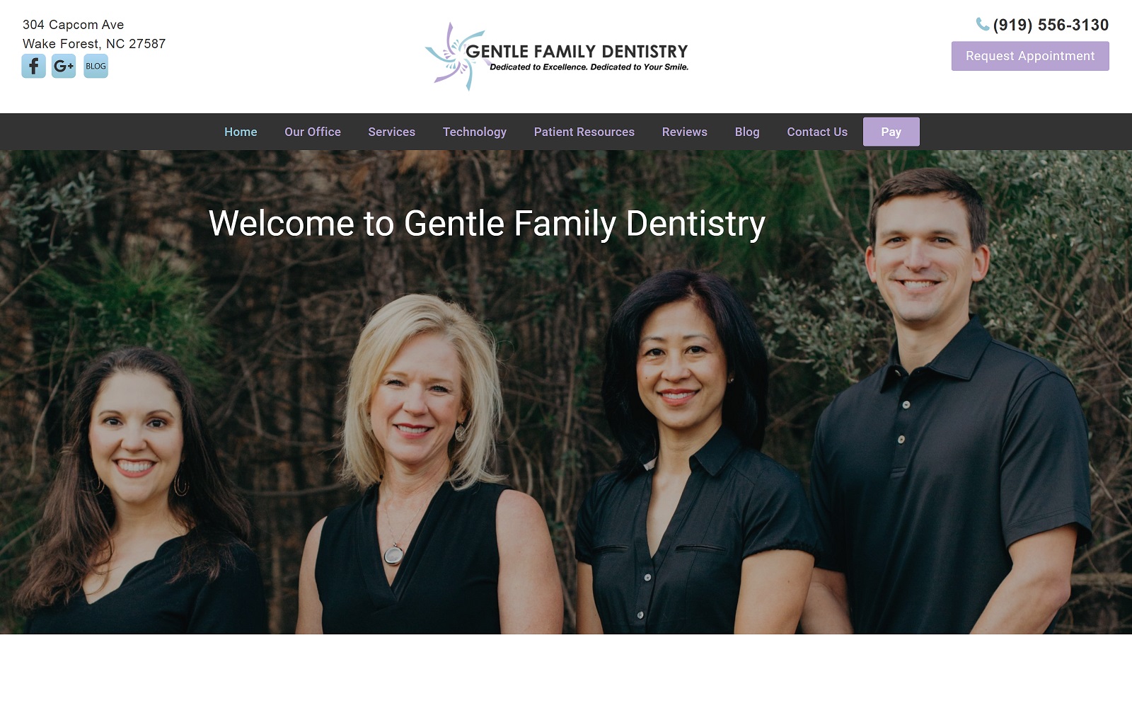 wakeforestdentist.com-screenshot