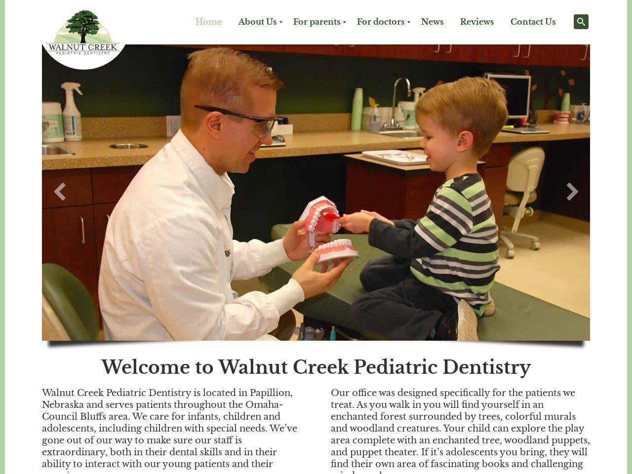 Dr. Barry Webber DDS Website Screenshot from walnutcreekteeth.com