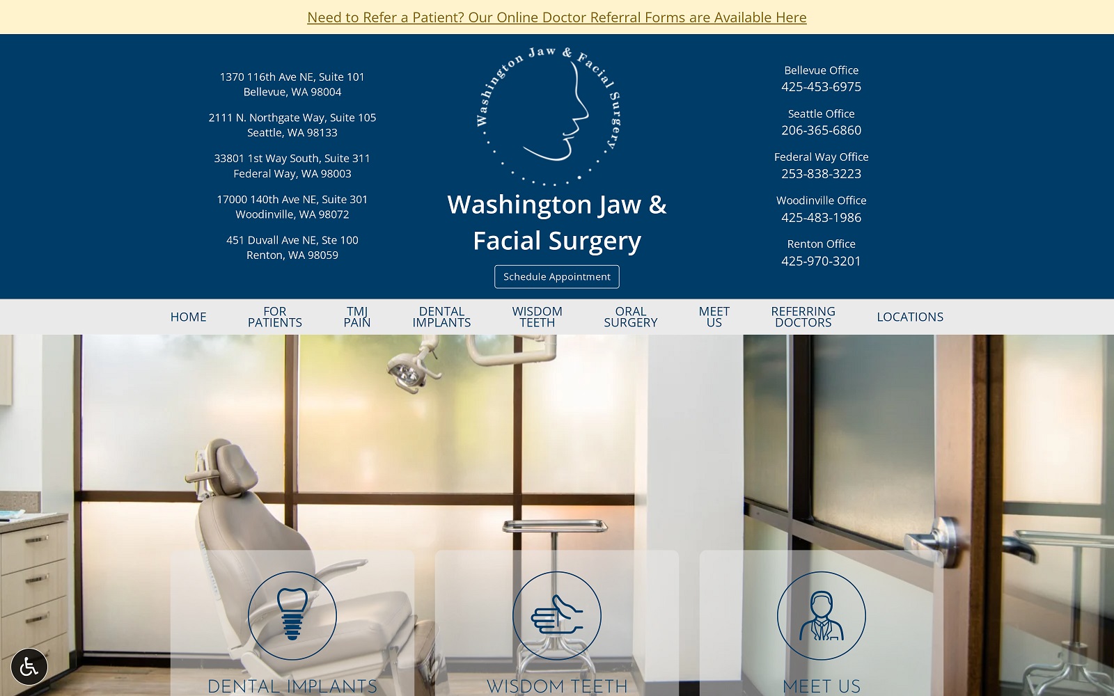 washingtonoralsurgeon.net-screenshot