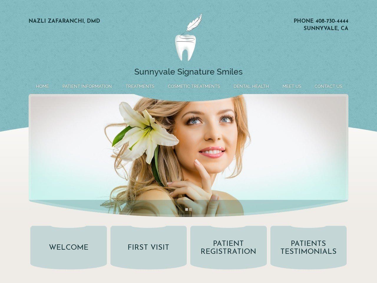 Waters Dentistry Website Screenshot from watersdentistry.com