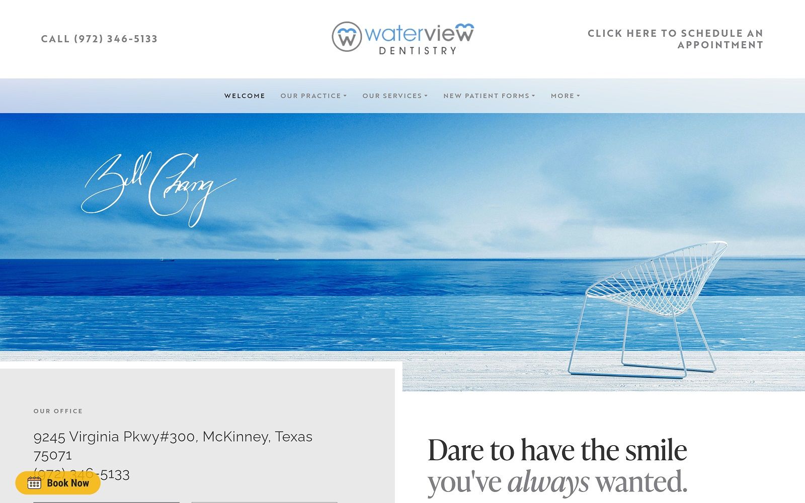 waterviewdentistry.com screenshot