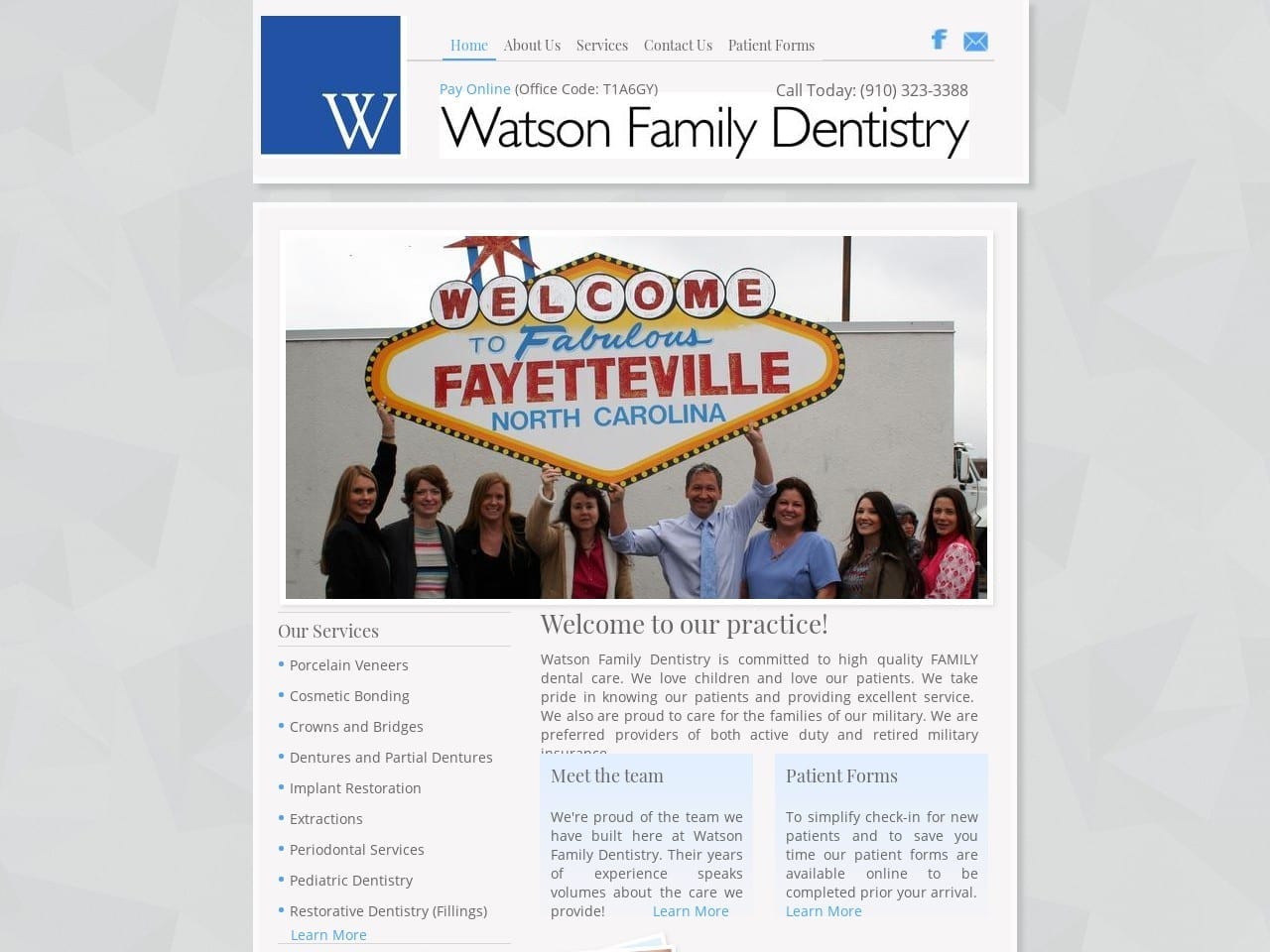 Watson Family Dentistry Watson David O DDS Website Screenshot from watsondentistry.com