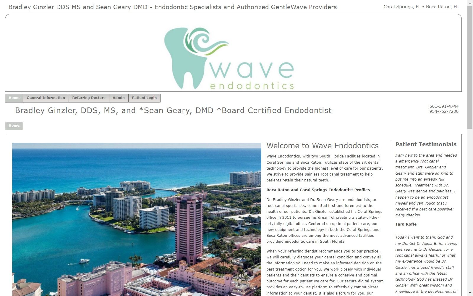wave-endo.com screenshot