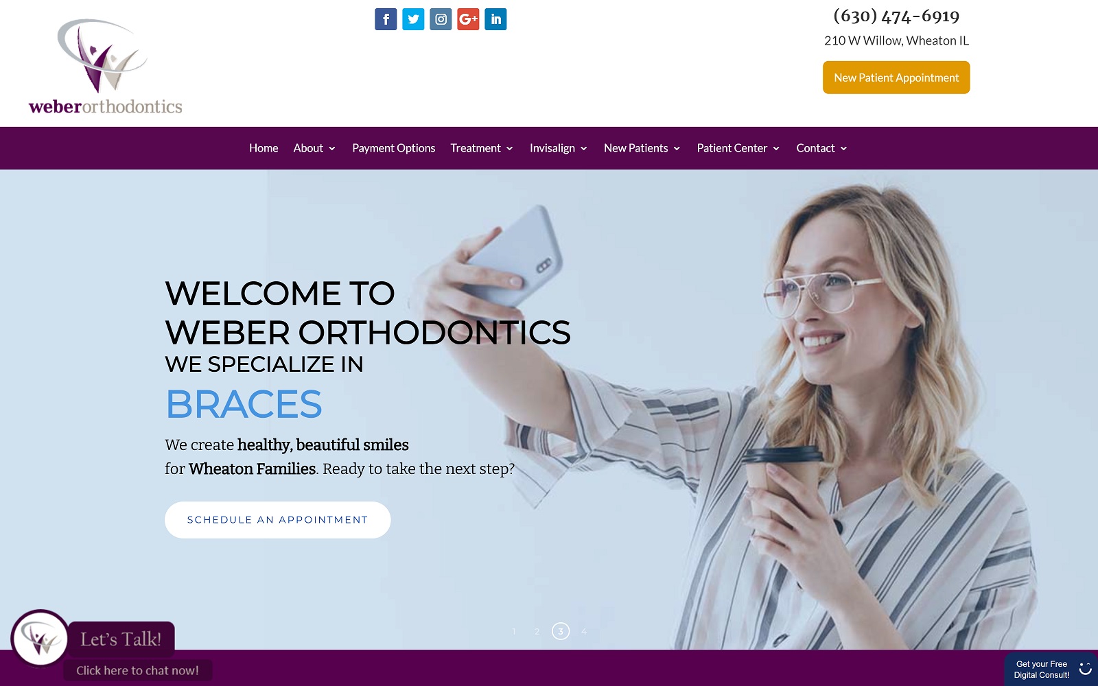 weberortho.com screenshot