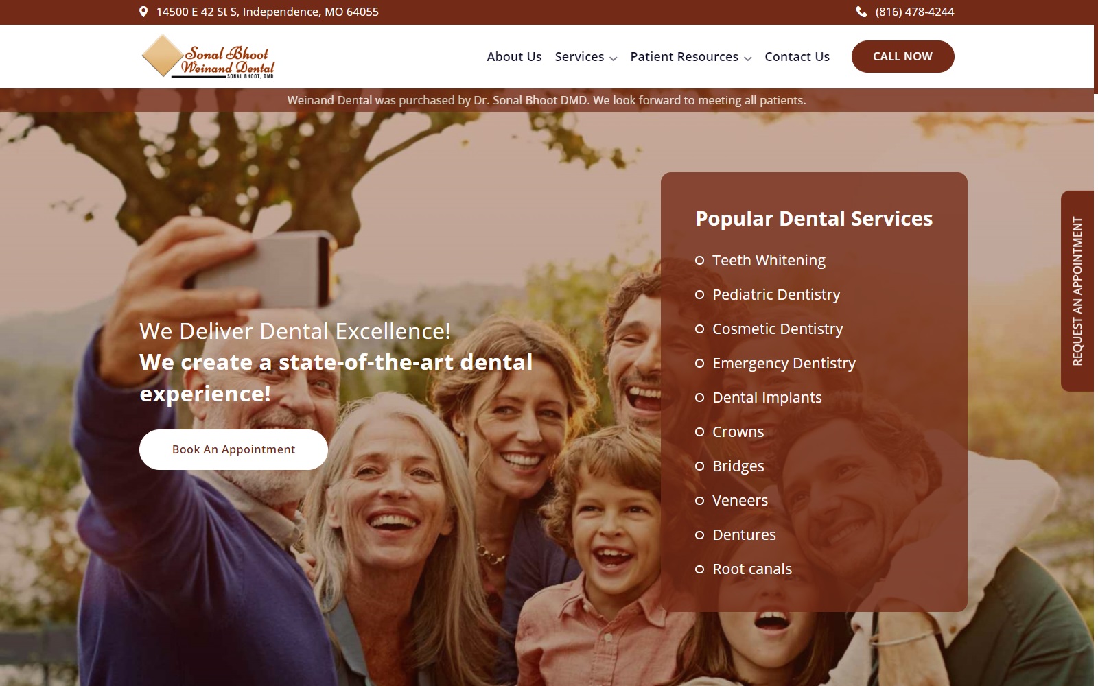 weinanddentistry.net screenshot