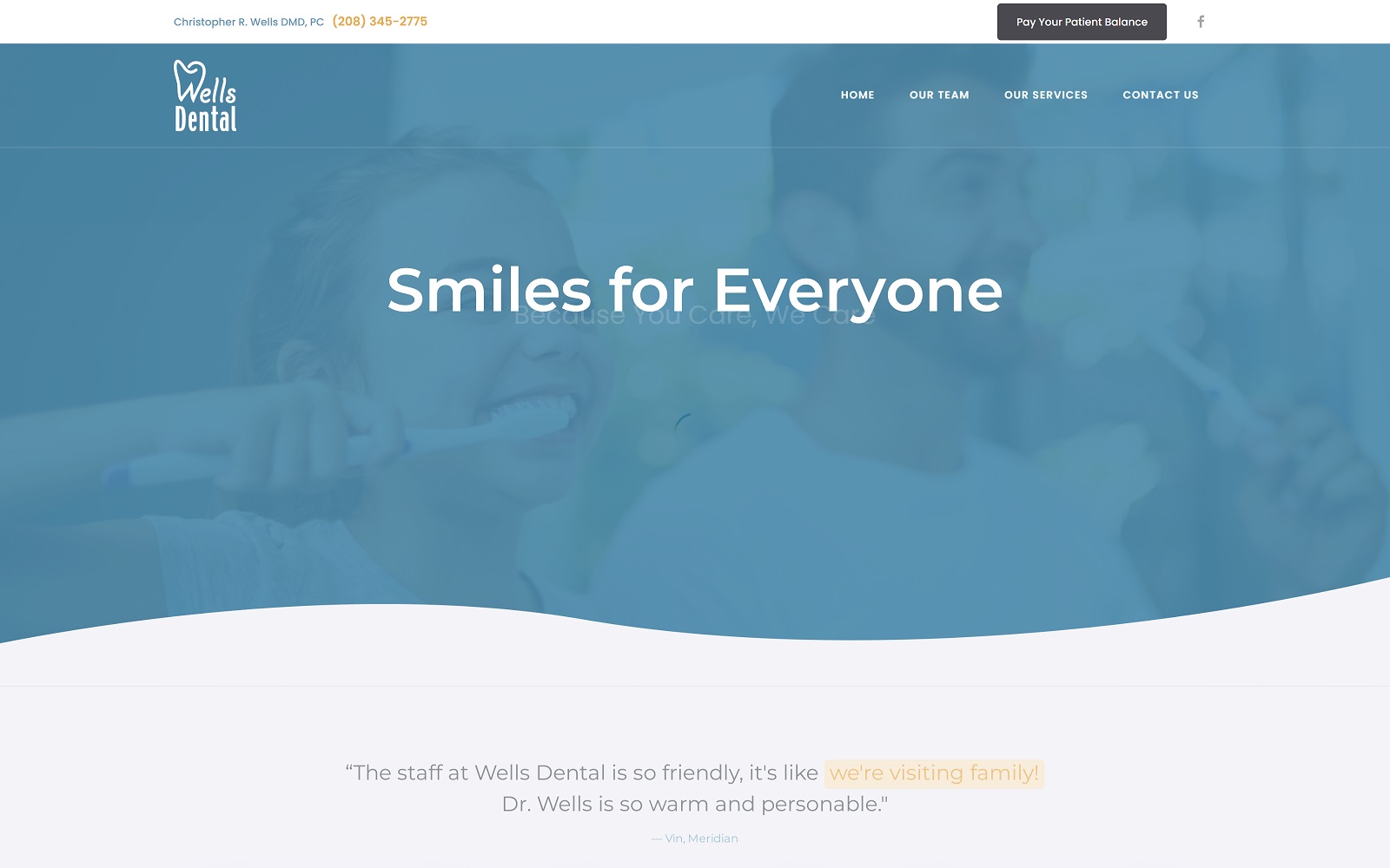 wellsdentistry-screenshot