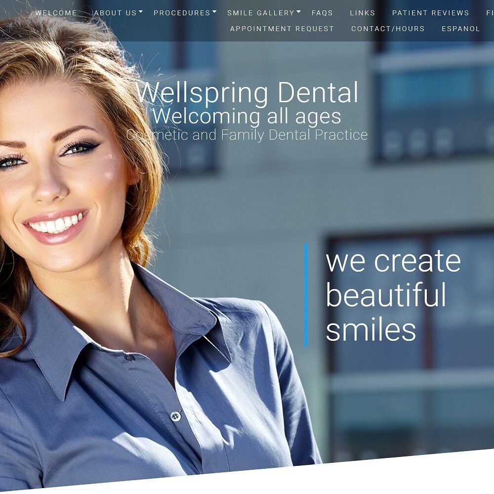 wellspringdentalcare.com screenshot