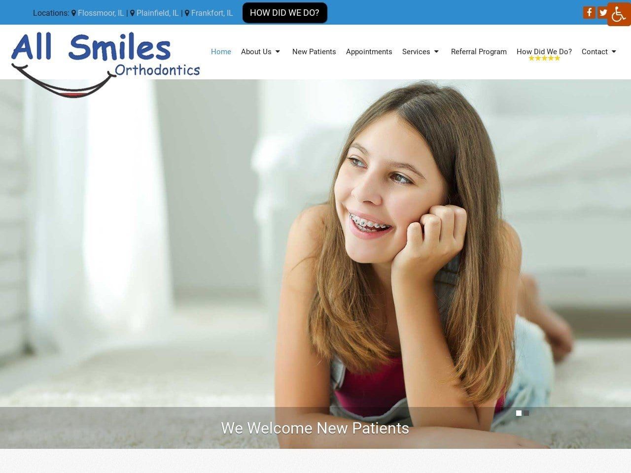 Welovetoseeyour Smile Website Screenshot from welovetoseeyoursmile.com