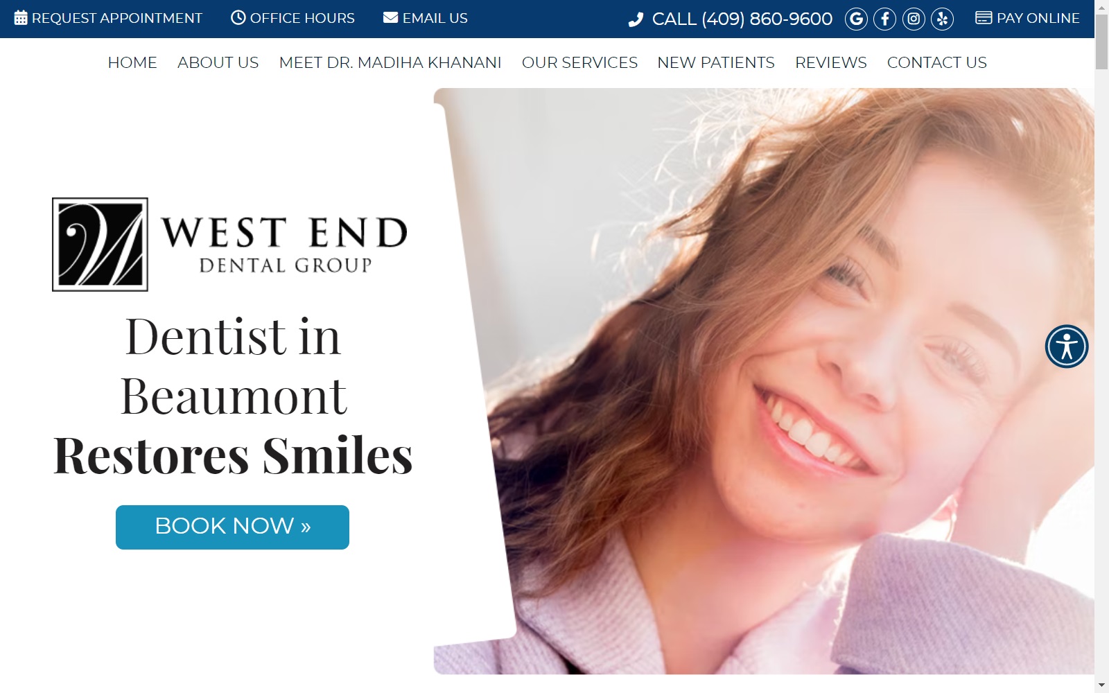 westenddentalgroup.com screenshot