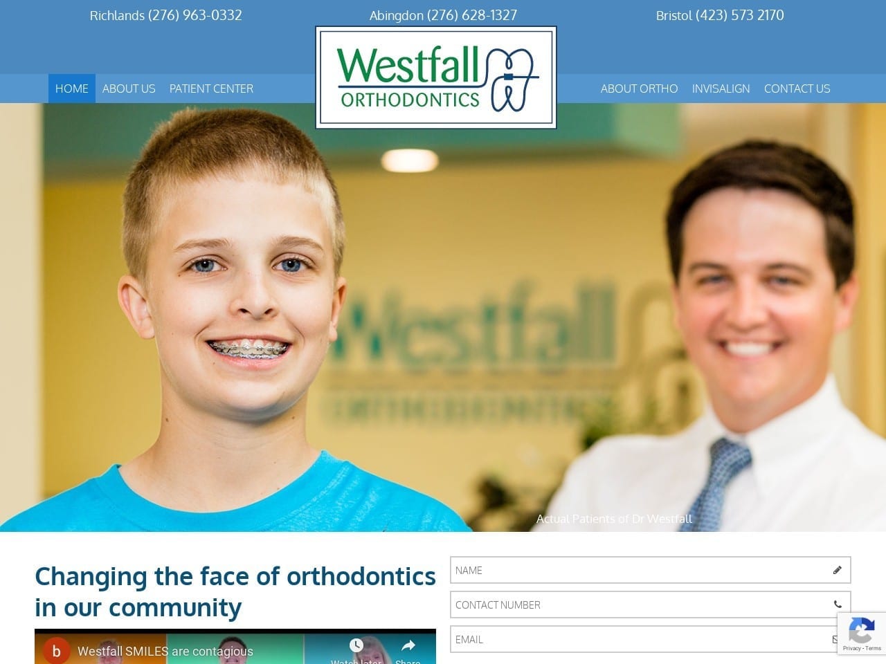 Boswell Cramer L DDS Website Screenshot from westfallorthodontics.com