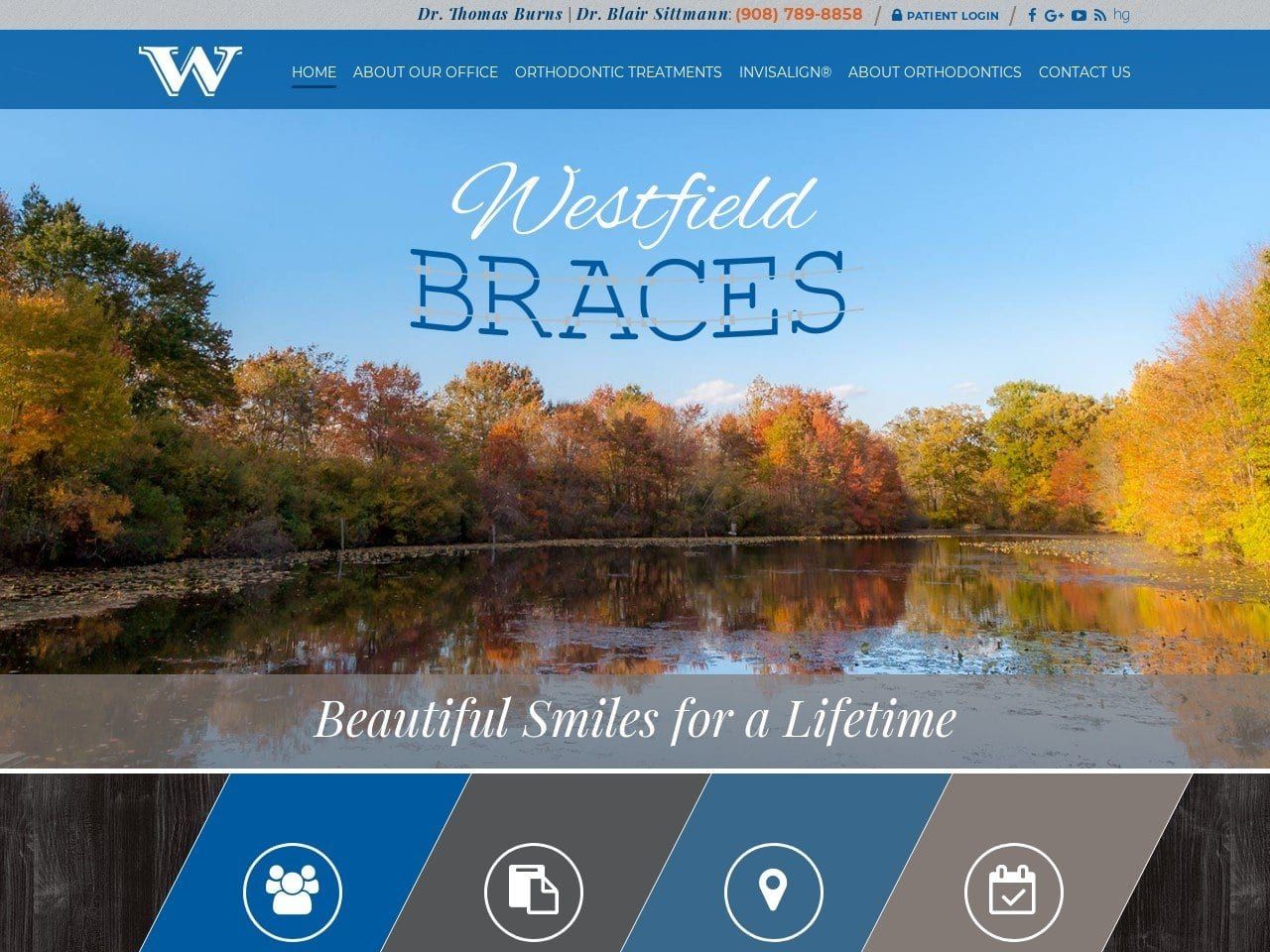 Westfield Braces Website Screenshot from westfieldbraces.com