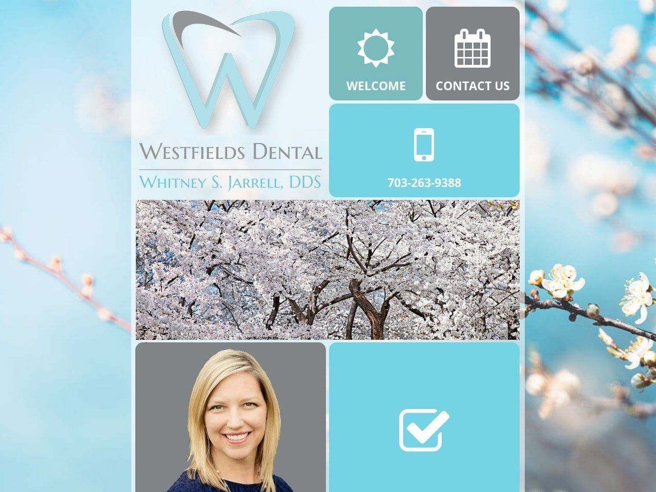 Westfields Dental Website Screenshot from westfieldsdental.com