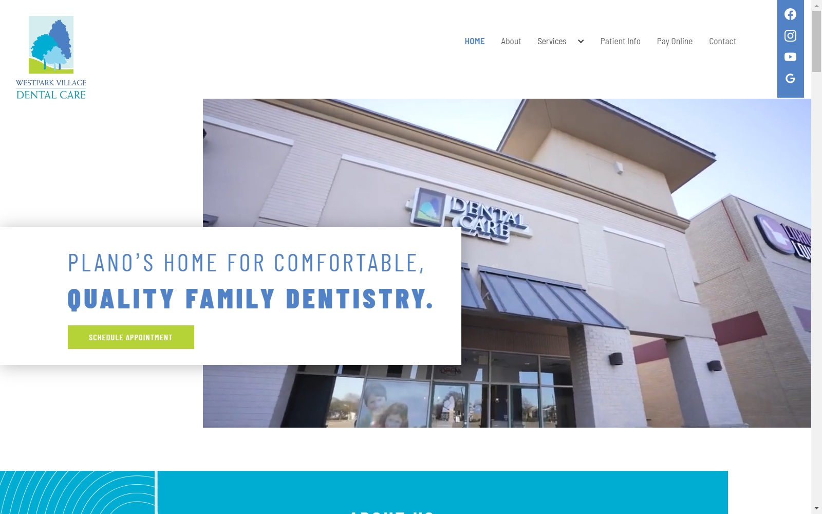 westparkvillagedental.com screenshot