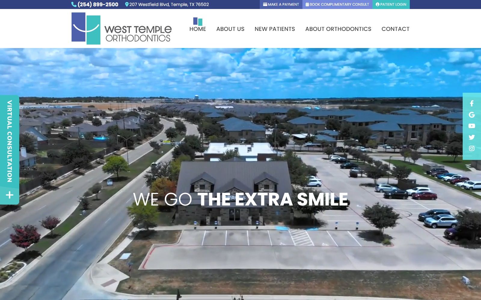 westtempleorthodontics.com screenshot