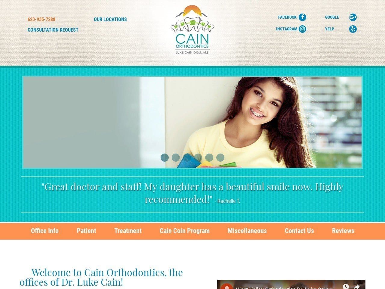 West Valley Orthodontics PC Website Screenshot from westvalleyortho.com