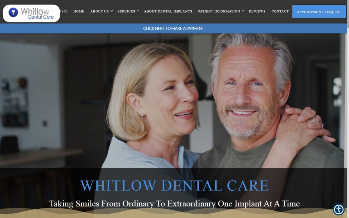 whitlowdental.com screenshot