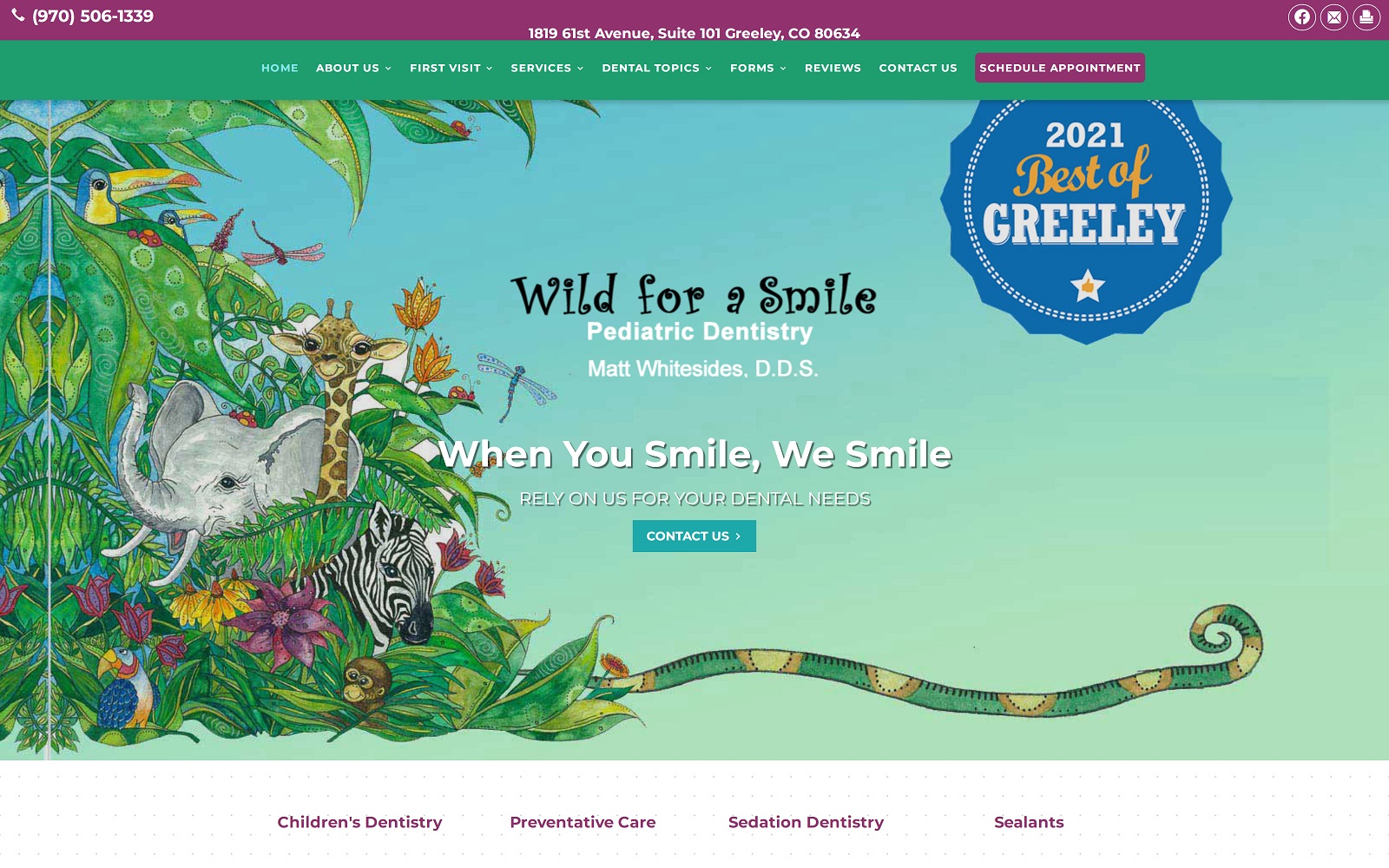 wildforasmile.com-screenshot