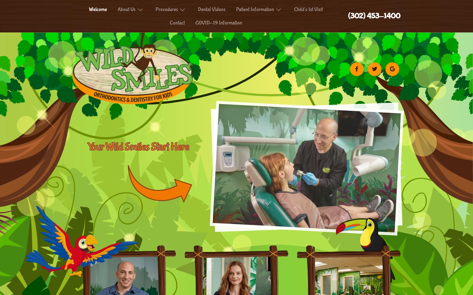 wildsmiles4kids.com screenshot