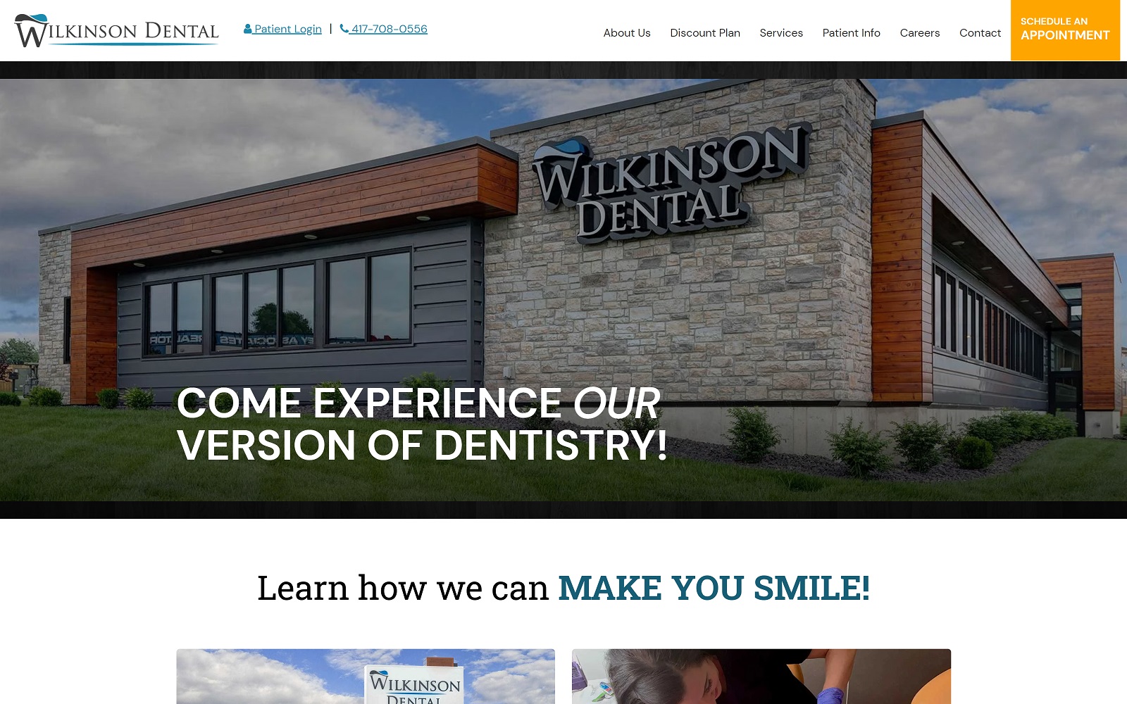 wilkdental.com screenshot