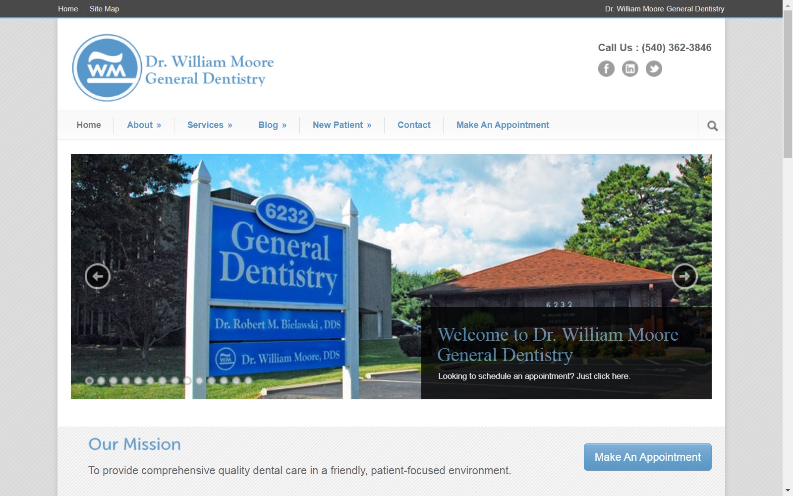 williammooredentistry.com screenshot