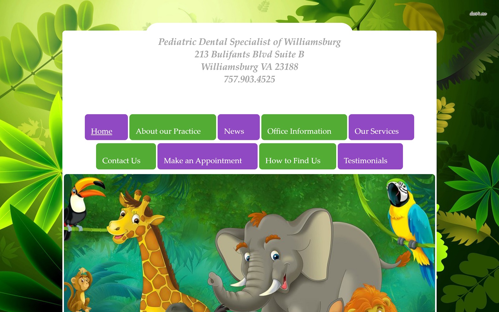 williamsburgpediatricdentist.com-screenshot