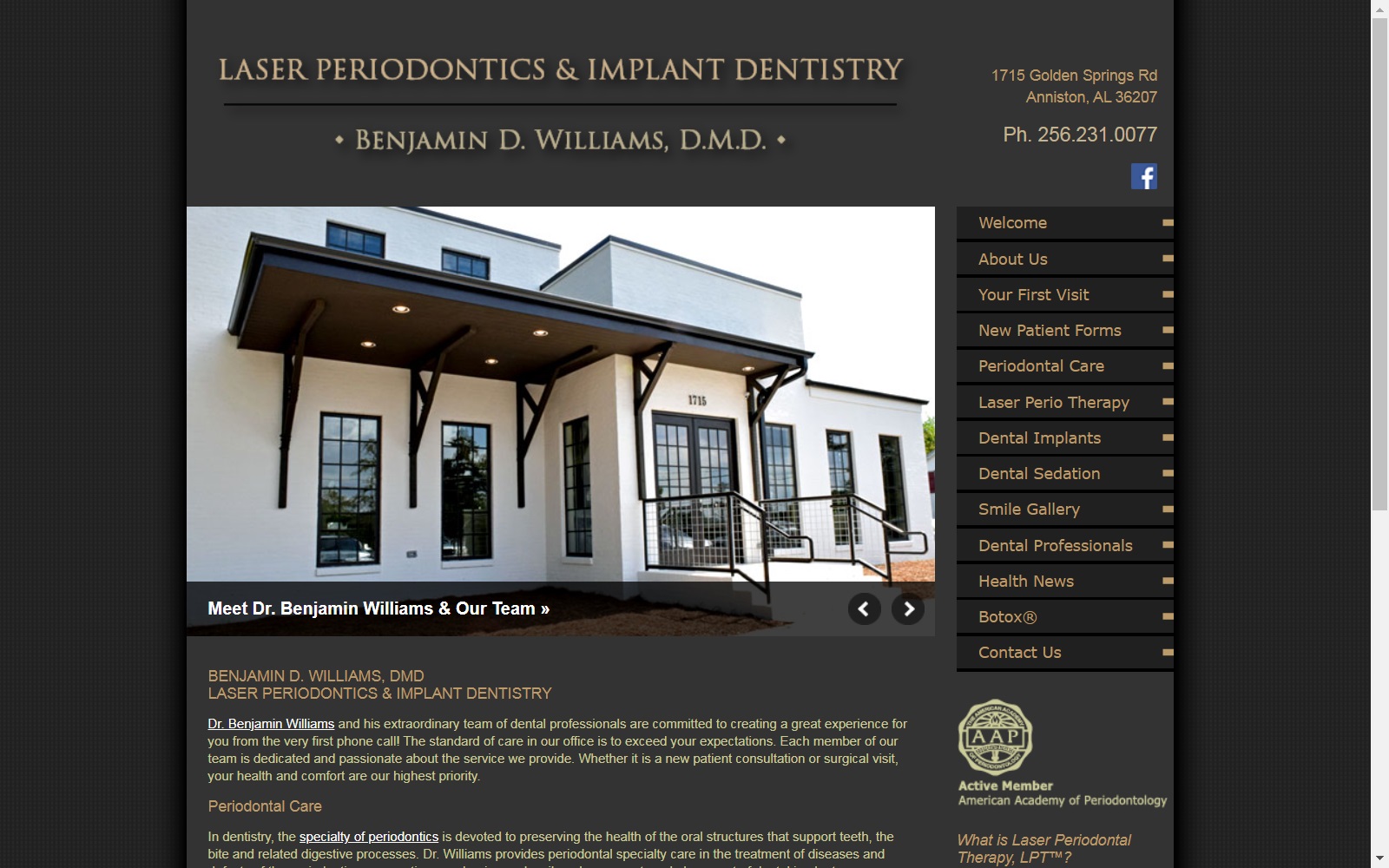 williamsperio.com screenshot