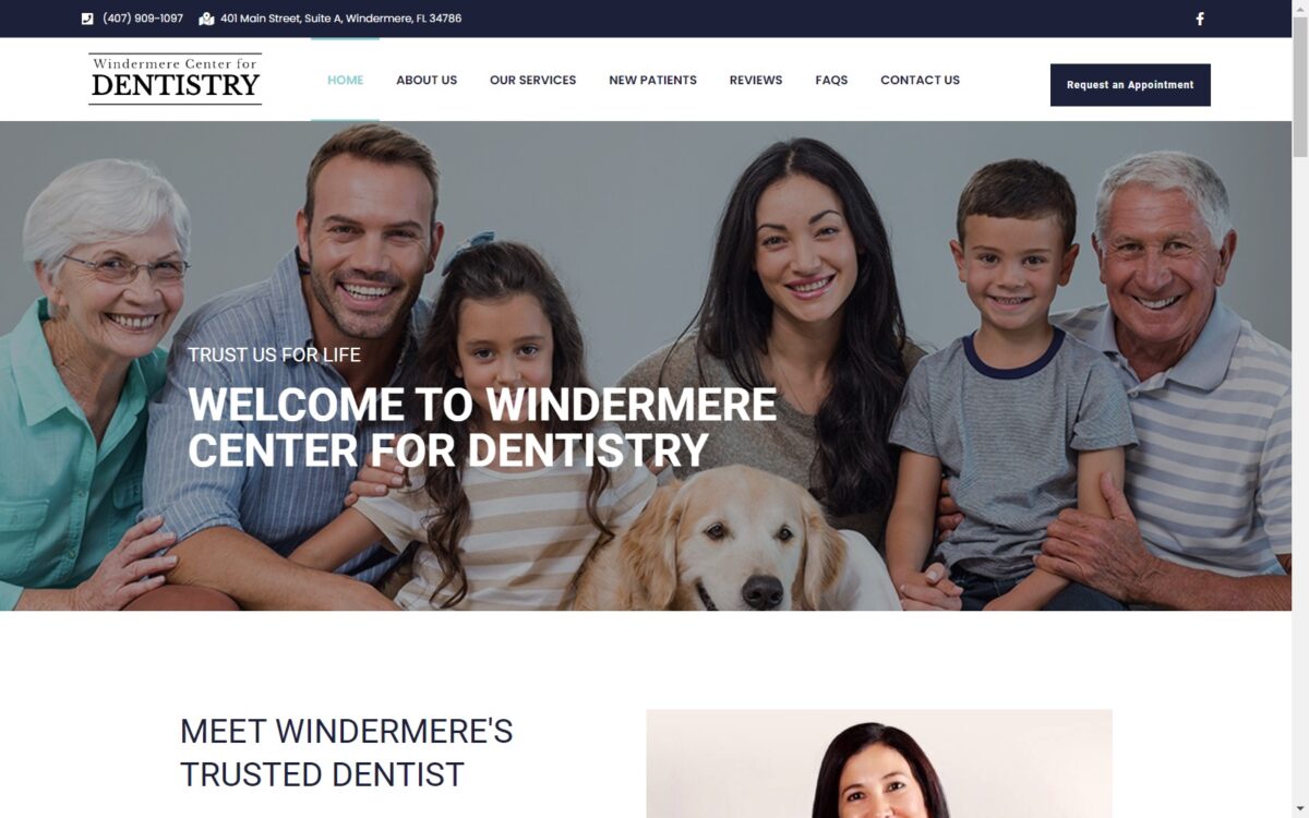 windermeresmiles.com screenshot