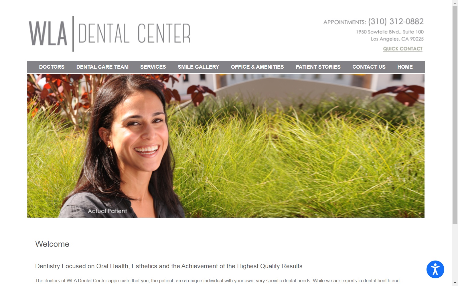 wladentalcenter.com screenshot