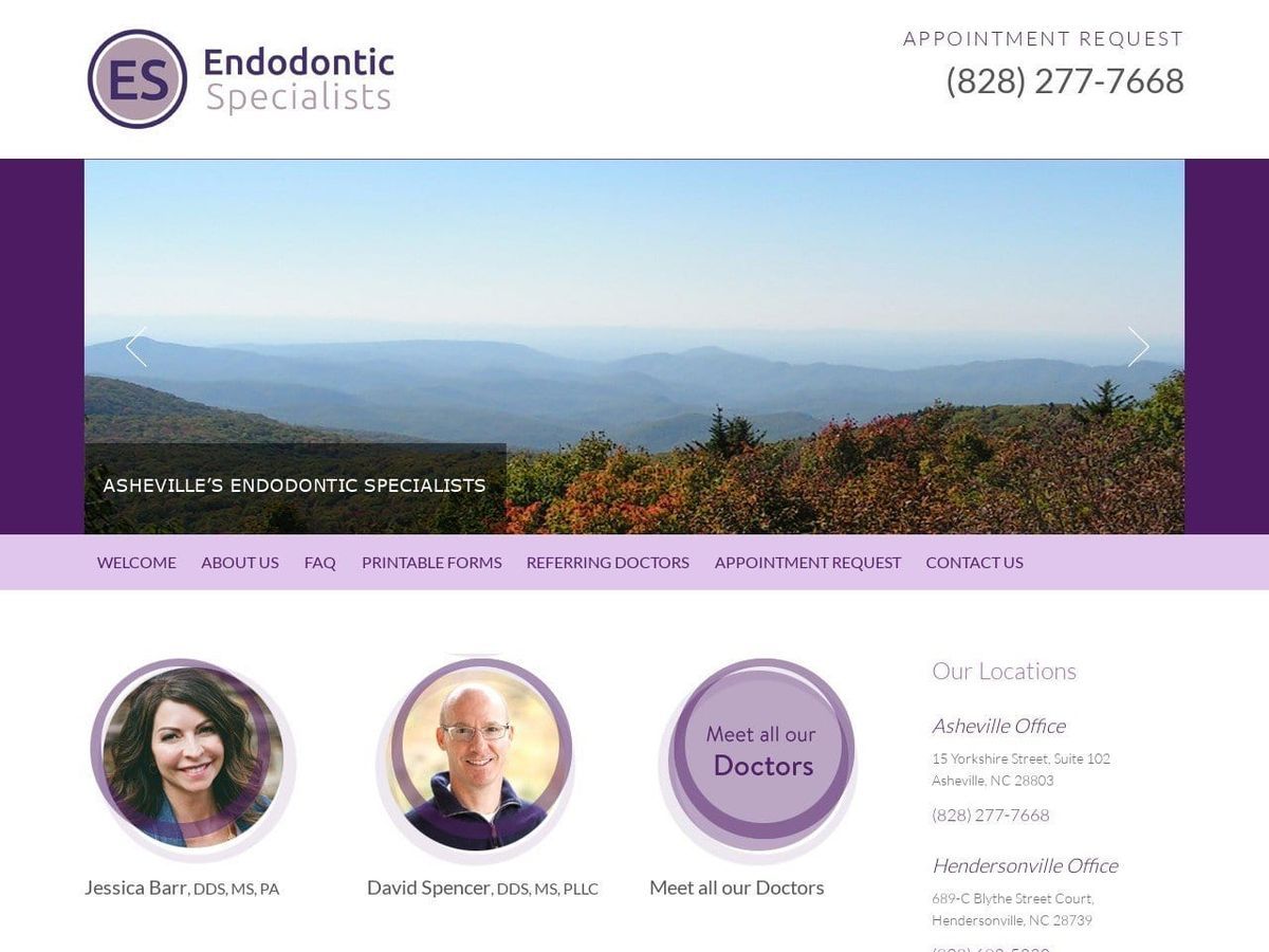 Endodontics Specialists Madison Sandra DDS Website Screenshot from wncendo.com